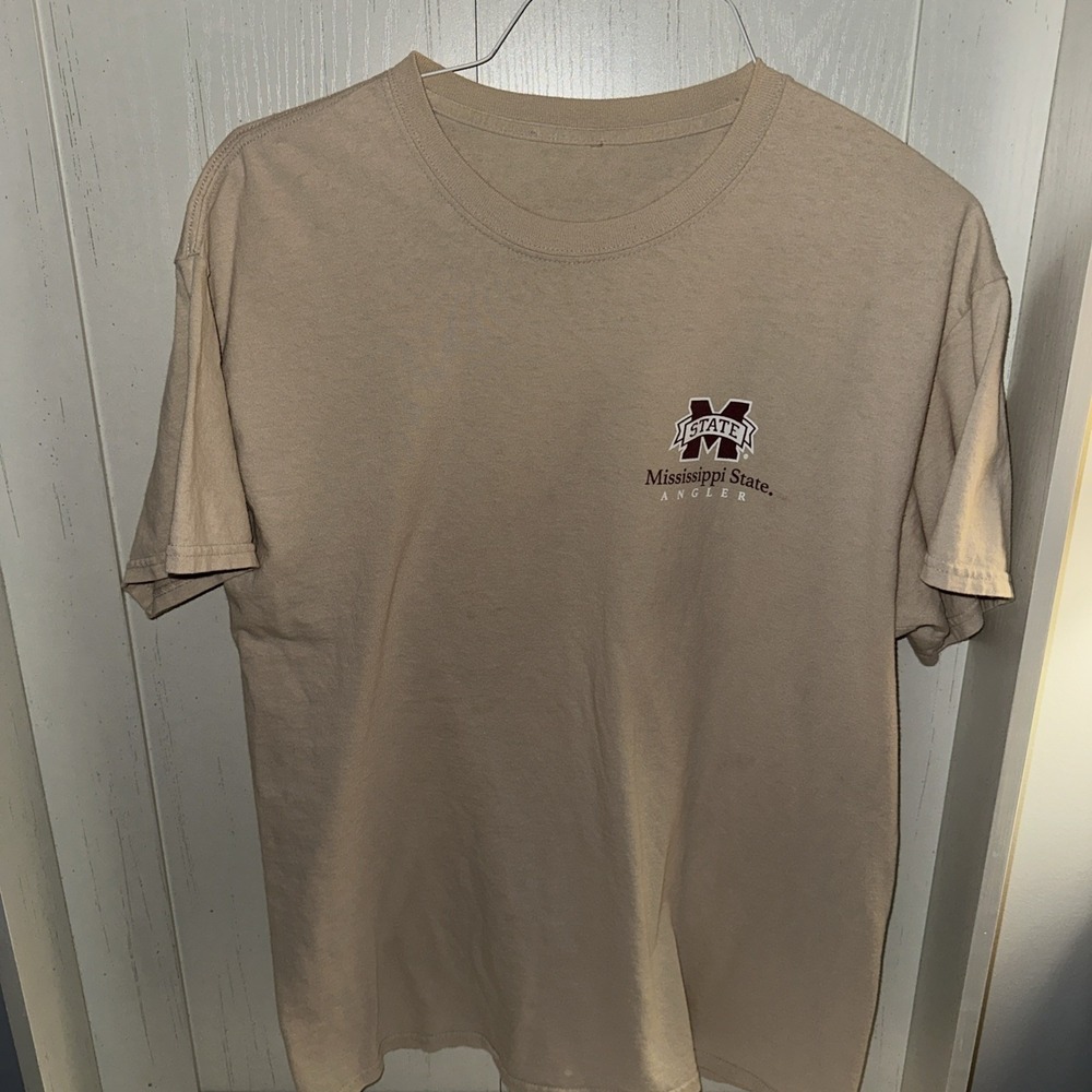 MSU Bulldogs Men's Mississippi State Angler Fish Short Sleeve T-Shirt M